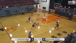 Mountain Home girls basketball highlights Canyon Ridge High School