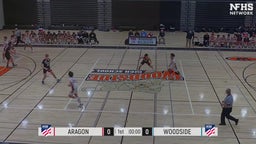 Woodside basketball highlights Aragon High School