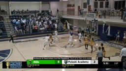 Pulaski Academy basketball highlights Mills University Studies High School