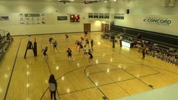 NorthWood volleyball highlights Bishop Luers High School