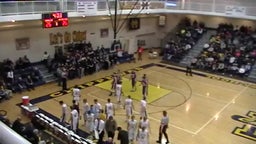 Mason County Central basketball highlights vs. Cadillac High School