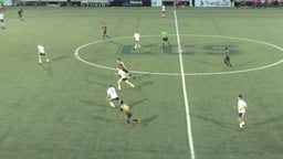 Run down line goal vs Concord 