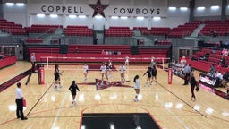 Lewisville volleyball highlights Coppell High School