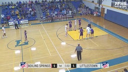 Boiling Springs basketball highlights Littlestown High School