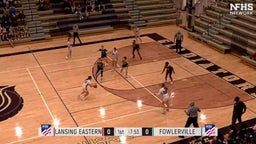 Fowlerville girls basketball highlights Eastern High School