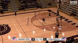 Fowlerville girls basketball highlights Lansing Catholic High School