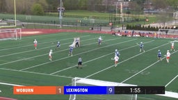 Woburn Memorial lacrosse highlights Lexington High School