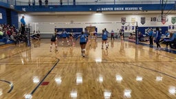 Harper Creek volleyball highlights Lakeview