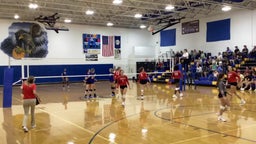 Tunstall volleyball highlights Gretna