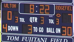 Wilton football highlights Ridgefield High School