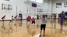 Vicksburg volleyball highlights Harper Creek High School