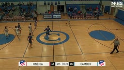 Camden basketball highlights Oneida High School