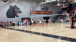 Powell volleyball highlights Knoxville Halls High School