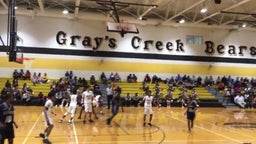 Gray's Creek basketball highlights E.E. Smith High