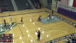 College Station girls basketball highlights Magnolia West High School