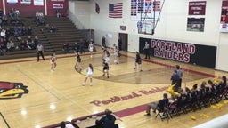 Portland girls basketball highlights Haslett High School