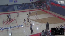 Frontier Academy girls basketball highlights Strasburg High School