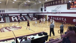 Dakota girls basketball highlights North Boone High School