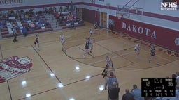 Dakota girls basketball highlights Lena-Winslow High School