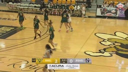 Parkersburg South girls basketball highlights Huntington High School