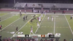 Lincoln football highlights Marine City High School