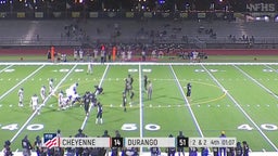 Cheyenne football highlights Durango High School Blazers