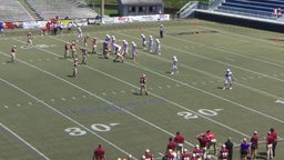 Evansville Mater Dei football highlights Indian Creek High School