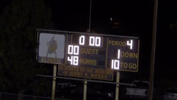 Burns football highlights La Pine High School