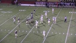 Wesleyan football highlights Landmark Christian High School