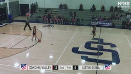 Justin-Siena girls basketball highlights Sonoma Valley