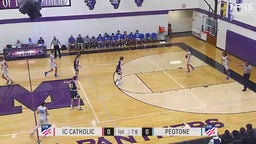 Peotone basketball highlights IC Catholic Prep