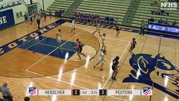 Peotone basketball highlights Herscher
