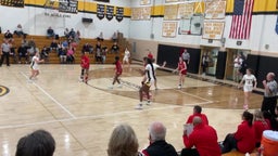 Moon Area girls basketball highlights Quaker Valley High School