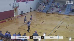 Strasburg basketball highlights Luray High School