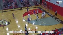 Goshen basketball highlights Clinton-Massie