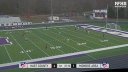 Monroe Area soccer highlights Hart County High School