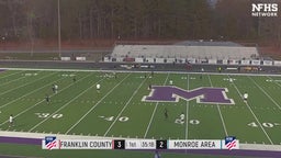 Monroe Area soccer highlights Franklin County High School
