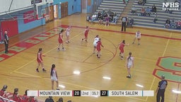 South Salem girls basketball highlights Mountain View High School