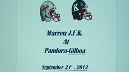 John F. Kennedy Catholic football highlights vs. Pandora-Gilboa