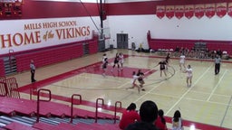 Mills girls basketball highlights Woodside High School