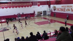 Mills girls basketball highlights Aragon High School