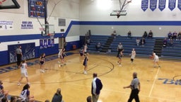 Plattsmouth girls basketball highlights Louisville High School