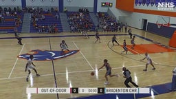 Bradenton Christian basketball highlights Out-of-Door Academy