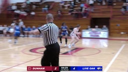 Dunham girls basketball highlights Live Oak High School