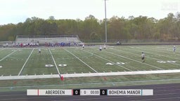 Bohemia Manor lacrosse highlights Aberdeen High School