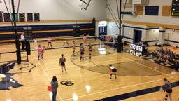 Abilene volleyball highlights Santa Fe Trail High School