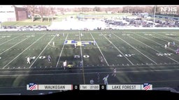 Waukegan girls soccer highlights Lake Forest High School