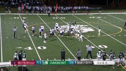 Oakmont Regional football highlights Westborough High School