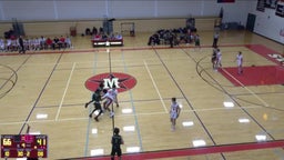 The Awty International basketball highlights St. John's High School
