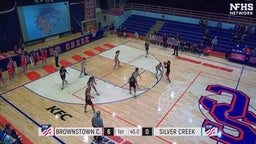 Silver Creek girls basketball highlights Brownstown Central High School